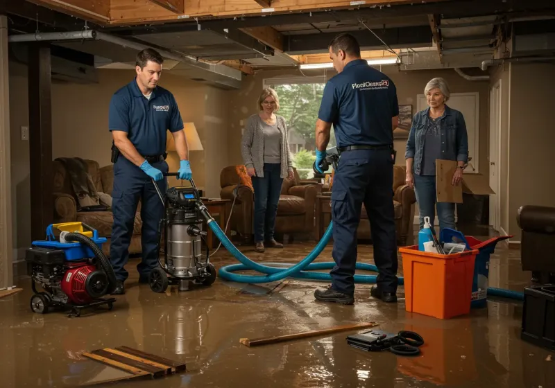 Basement Water Extraction and Removal Techniques process in Woodbury, CT